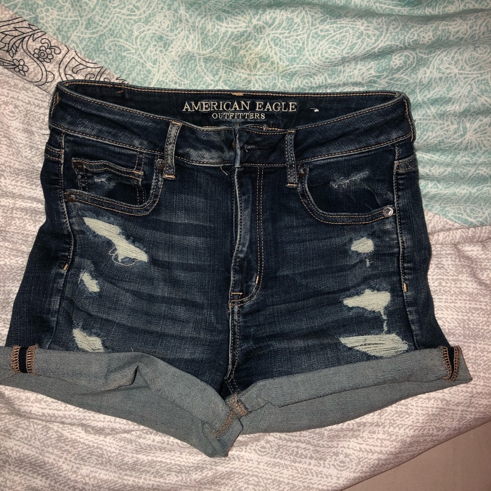 American eagle jean shorts